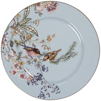 Farfurie din ceramica albastra Ø 20 cm x 2 cm 