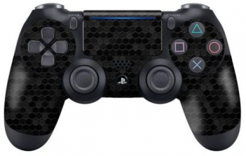 Folie Skin Compatibila cu Controller Sony Playstation 4 Pro Marmalis Sticker Skin Texture 3D HoneyComb Black 