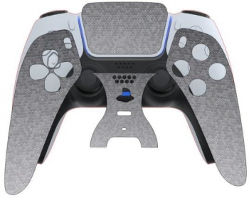 Folie Skin Compatibila cu Controller Sony Playstation 5 Marmalis Sticker Skin HoneyComb Silver 