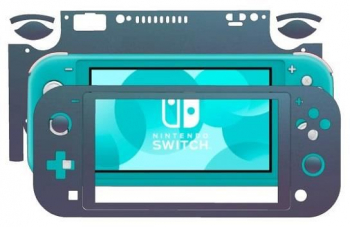 Folie Skin Compatibila cu Nintendo Switch Lite Marmalis Sticker Skin Chameleon Lavander Blue 