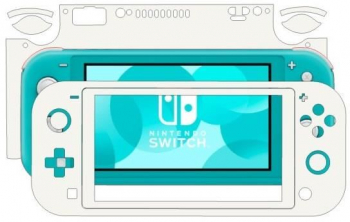 Folie Skin Compatibila cu Nintendo Switch Lite Marmalis Sticker Skin Color White Matt 