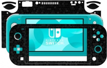 Folie Skin Compatibila cu Nintendo Switch Lite Marmalis Sticker Skin HoneyComb Negru 