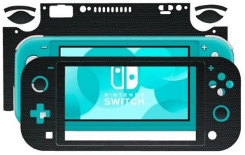 Folie Skin Compatibila cu Nintendo Switch Lite Marmalis Sticker Skin Matrix Black 