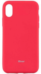 Husa Compatibila cu Apple iPhone XS Apple iPhone X Roar Colorful Jelly Case - Roz Mat 