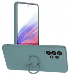 Husa Compatibila cu Samsung Galaxy A33 5G - Forcell Silicone Ring Verde 