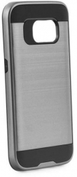 Husa Compatibila cu Samsung Galaxy S7 G930-Forcell Panzer Moto Gri 