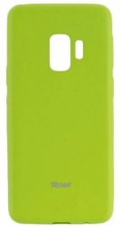Husa Compatibila cu Samsung Galaxy S9 Roar Colorful Jelly Case - Verde Lime Mat 