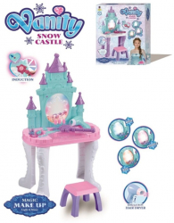 Masa toaleta OMC tip castel cu accesorii cu sunete si lumini plastic Multicolor