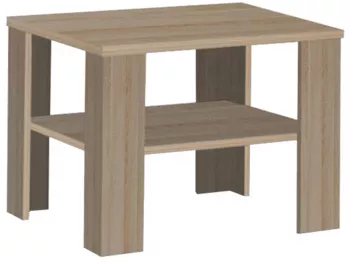 Masuta cafea din mdf maro stejar sonoma INTERSYS 59x59x47 cm 
