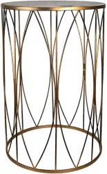 Masuta fier auriu 40x60 cm 