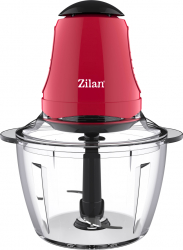 Mini tocator Zilan ZLN5619 Rosu putere 200W capacitate 1L vas din sticla 
