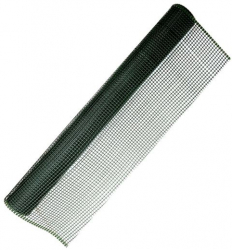 Plasa pentru gard plastic 300 g/m2 verde 10x10 mm 25x1 m 