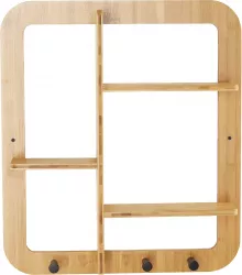 Raft 3 polite bambus natur Artid 52x10x59.5 cm 