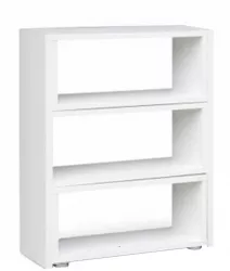 Raft 3 polite din mdf alb Kloe 125x24x83 cm 