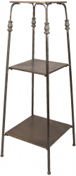 Raft fier maro 39x39x105 cm 