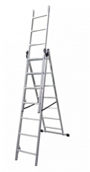 Scara aluminiu 3 tronsoane 7 trepte max 150 kg 4.23 m   Drabest 