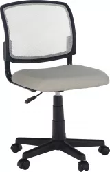 Scaun birou gri negru Ramiza 47x42x91 cm 