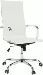Scaun de birou alb Azure 63x54.5x114 cm 