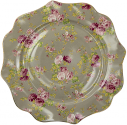 Set 2 farfurii ceramica multicolora 28x2 cm 