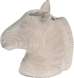 Set 2 ghivece ceramica gri 16x10x15 cm 