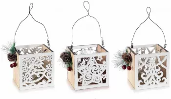 Set 3 candele Craciun 10x8x18 cm 