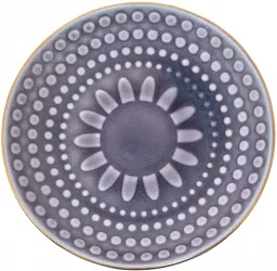 Set 8 farfurii ceramica violet 13x2 cm 