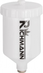 Vas plastic rezerva pentru pistol vopsit C0859 0.6 L   Richmann 