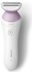 Aparat de ras electric pentru femei Philips Seria 6000 BRL136/00 Wet and Dry 4 accesorii Alb/Roz 