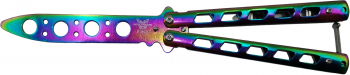 Briceag fluture IdeallStore Butterfly Clash antrenament 22 cm multicolor 