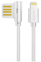 Cablu USB Lightning Remax RC-075i Rayen Pentru Iphone 5 5S 5C SE 6 7 7 Plus 8 8 Plus X Alb 