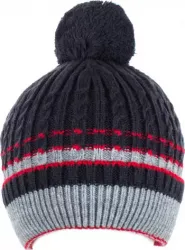 Caciula baieti din tricot captusita 8-12 ani CCB-720-29 Bleumarin