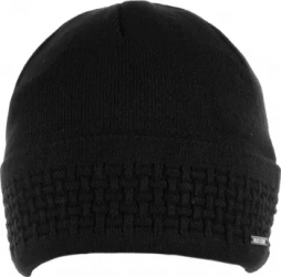 Caciula barbat din tricot captusita CB-720-13 Negru 