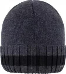 Caciula barbat din tricot captusita CB-720-20 Gri inchis 
