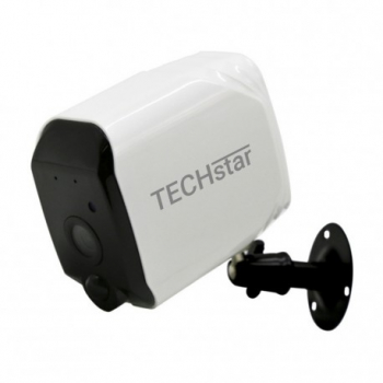Camera Supraveghere IP PIR Techstar® IP208 cu Acumulatori Interior/Exterior FullHD 1080P Senzor PIR Night