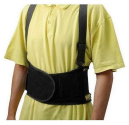 Centura cu bretele pentru protectie lombara Strend Pro E30001 marimea M 