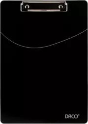 Clipboard A4 DACO Simplu Negru Material Plastic Clipboarduri Simple Clipboard Documente Accesorii Documente Suport de Scris 