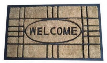 Covoras intrare Strend Pro CC RBC 29 Welcome 45x75 cm baza cauciucata 