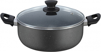 Cratita aluminiu 28 cm 6L cu capac ZILAN ZLN-2003 
