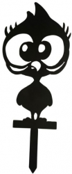 Decoratiune gradina / ghiveci Krodesign Chick KRO-1131 metal inaltime 60 cm 
