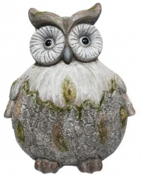 Decoratiune gradina Strend Pro Bufnita 8102 ceramica 28.3 x 15.3 x 33 cm 