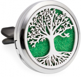 Difuzor auto aromoterapie NEO HG427 Tree of Life cu uleiuri esentiale eco friendly otel inoxidabil 