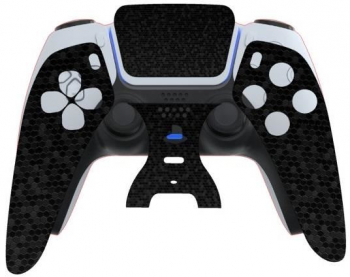 Folie Skin Compatibila cu Controller Sony Playstation 5 Marmalis Sticker Skin HoneyComb Black 