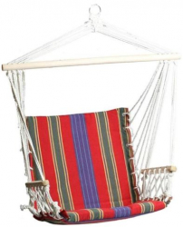 Hamac scaun suspendat Strend Pro Harvey 100X50 cm 150 Kg bumbac 