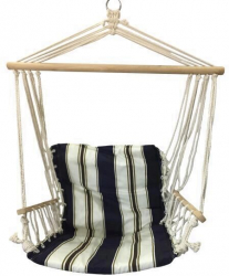 Hamac tip fotoliu Strend Pro Craig 100 x 50 cm maxim 150 Kg bumbac 
