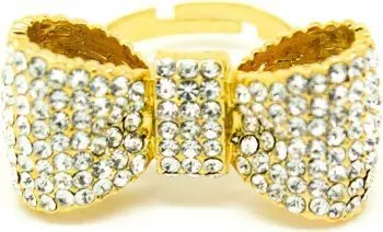 Inel Crystal Bow IF-50 17.2 mm auriu