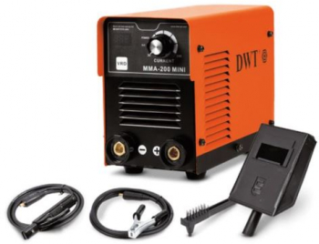 Invertor de sudura Dwt MMA-200 Mini 150 A 230 V electrod 2.5-3.2 mm 3.6 kg accesorii incluse 
