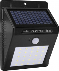 Lampa cu incarcare solara 30 x LED senzor PIR 
