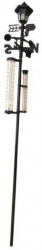 Lampa solara cu statie meteo 5 in 1 Strend Pro SWS29 termometru directia vantului indicator ploaie 160 cm