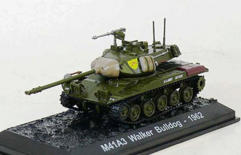 MACHETA 1962 TANC M41A3 WALKER BULLDOG 4TH CAVALRY RGT 25TH INFANTRY DIVISION THAILAND 1 72 