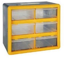 Organizator accesorii Strend Pro SBx3045-A 6 sertare 265x160x235 mm maxim 12 kg 
